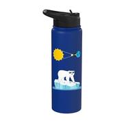 Solar eclipses Chaser Eclipse Glasses Polar Bears Lover Stainless Steel Insulated Water Bottle