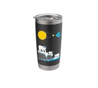 Solar eclipses Illustration Eclipse Glasses Polar Bears Stainless Steel Insulated Tumbler