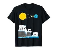 Solar eclipses Illustration Eclipse Glasses Polar Bears T-Shirt