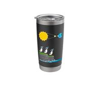 Solar eclipses Illustration Eclipse Glasses Puffin Lover Stainless Steel Insulated Tumbler