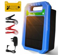 Solar Electric Fence Charger 5 KM, Solar Powered Fence Energizer