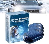 Solar Electromagnetic Molecular Interference Freeze and Snow Remover, Car Defroster Electromagnetic, Anti-Freeze Car Snow Removal Device, Fast and Efficient Snow Removal (3Pcs)