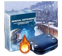 Solar Electromagnetic Molecular Interference Freeze and Snow Remover, Snowvanish Portable Kinetic Molecular Heater, Solar Electromagnetic Car Defroster, Anti-Freeze Car Snow Removal Device (2pcs)