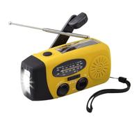 Solar Emergency Hand Crank Weather Radio, Portable Hand Crank Dynamo, AM/FM Bank LED Power with & Radios Alarm Flashligh SOS