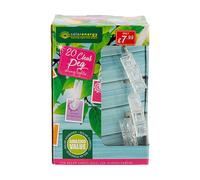 Solar Energy 20 Clear Peg String Lights