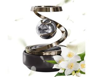 Solar Energy Air Freshener | Rotating Crystal Ball Aromatherapy Diffuser | Oil Diffuser Fragrance | Car Perfume Console Fragrance | Car Decoration for Cars Interior Accessories Fresh Air