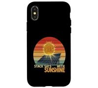 Solar Energy Renewable Power Blockchain Future Bitcoin Case for iPhone X/XS