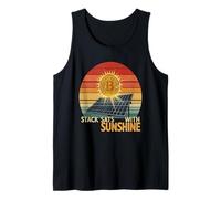 Solar Energy Renewable Power Blockchain Future Bitcoin Tank Top