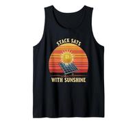 Solar Energy Renewable Power Blockchain Future Bitcoin Tank Top