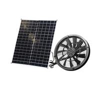 Solar Energy Ventilation Fan 20W High Motor Ideal for Greenhouses Kitchens Hydroponic Systems Easy to Clean Design Chicken Solar Fan