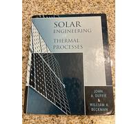 Solar Engineering of Thermal Processes