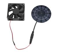 Solar Exhaust Fan Air Extractor Waterproof Small Ventilator Solar Panel Fan for Chicken House Greenhouse Exhaust
