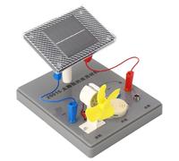 Solar Experiment Equipment Energy Power Generation Robust Sustainable Experimental Energy Conversion Kit Solar Energy Science Project Kit for Middle School Students Plastic