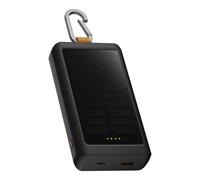 Solar External Battery for Smartphone 10000 mAh 20W Fast Charging / Orange