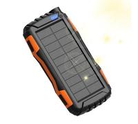 Solar External Battery - Lightweight Solar External Battery | 42800 mAh Lightweight Quick Charge Camping Accessory for Computer Security Camera Phone Electronics Travel