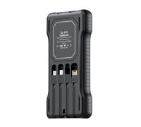 Solar External Battery - Portable Charger, Power Bank with Torch