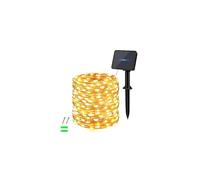 Solar Fairy Lights Outdoor, 12M/40Ft 120 LED Solar String Lights Copper Wire Waterproof Warm White Solar Powered Fairy Lights for Garden, Tree, Party,