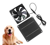 Solar Fan Extractor for Chicken Coop 20W Waterproof Ventilation | Portable Fan for Garage Dog Kennel Roof Barn Aviary