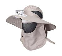 Solar Fan Hat | Outdoor Hats | Safari Beach Beach Cap | USB Rechargeable & Solar Powered Co Oling Cap, Breathable for Beaches, Hiking, Acam