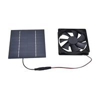 Solar Fan, Solar Powered Fan, Waterproof Solar Panel Fan Kit, Solar Powered Extractor Fan, 10W Double Fan for Greenhouse Chicken Coops