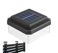 Solar Fence Lights - Waterproof Led Post Lamp, Modern Outdoor Lighting with Energy-Efficient Panels, Decorative Deck and Garden Accent for Patio, Yard, Driveway, Walkway, Dock, Gate, Railing