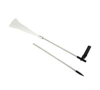 Solar Fibre Optic Garden Light, IP65 Waterproof Solar Path Lights with 7 Colour Changing, Auto On/Off Stainless Steel Stake Lamp for Lawn Patio Yard Walkway Decor