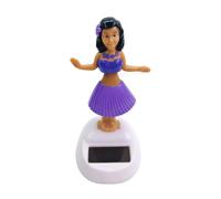 Solar Figures - Solar Dancing Swinging Girl Toys | Śolar Power Dancing Hulas Girl Dashboard | Reusable Ģirl Ďancing Šolar Toys, Portable bobbles head Doll For Car Dashboard & Home