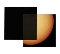 Solar Filter Sheet 150 x 150 mm for Telescopes, Binoculars & Cameras - DIY Solar Film for Sun, Sunspot & Eclipse Viewing - Absolute Eclipse, OD 5.6, ISO 12312-2 Tested