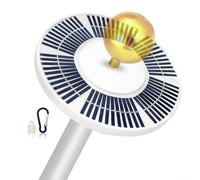 Solar Flag Pole Light, High Performing LED Solar Flag Pole Light Illuminate Your Flag With 136 Super