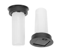 Solar Flame Light Replacement Top 7cm for Outdoor Garden Lanterns 2 Pack | Waterproof Flickering Torch Parts, Fits 6cm Inner Diameter, Energy Saving, Upgrades Patio Decor, Ideal Balloon Lamp Repair
