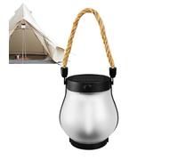 Solar Flame Lights - Dancing Flame Solar Lantern | Weatherproof Outdoor LED Garden Light, Rechargeable Hanging Yard Decoration with Rope for Patio, Camping and Porch
