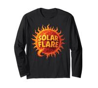 Solar Flare Space Sun Science Aerospace Engineer Eclipse Sol Long Sleeve T-Shirt