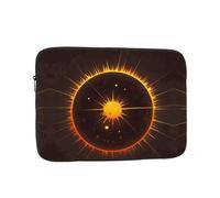 solar flares Patterned 15 inch computer bag, portable computer storage bag, suitable for business trips and commuting