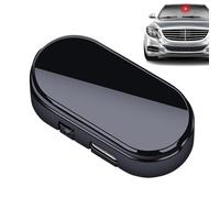Solar Flashing - Interior Dashboard Sensor, Powered Night Safety Auto Warning Simulation Alarm | Compact Wireless Vehicle LED Indicator Light System Protection Strobe Car Lamp Theft Signal