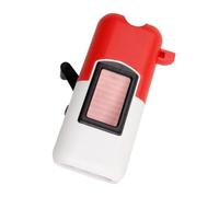 Solar Flashlight - Survival Solar Lamp, Hand Crank Crisis Light with Long-Range Beam and Whistle, Portable Bright Flashlight for Outdoor Adventures, Premium Gear for Adults, Family, Friends