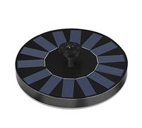 Solar Floating Fountain Pump, Solar Fountains for Gardens, Automatic Solar Water Fountain with 4 Replaceable Sprayers, Solar Fountain for Bird Bath, Water Features, Ponds, Swimming Pools