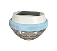 Solar floating LED pool lights featuring color changing LEDs and waterproof design, powered by solar energy and suitable for pools, ponds, and hot tubs (Colored Peach)
