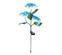 Solar Flower Lights, LED Fairy Waterproof, Stake Lamp Gear with Smart Style, Utility Helper for Daily Glow, Light Mate, Lamp Helper for Garden Yard Pathway Patio Lawn Walkway 31.89x5.91 inches