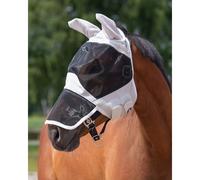 Qhp Solaire Fly Mask - Cob · Grey