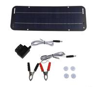 Solar For Battery Maintainer 12v Trickle Charger For Car Rv Boat Motorcycle High Efficiency Crystalline Silicon Panel With Suction Cups
