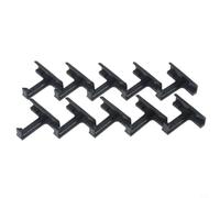Solar for Panel Drainage Clips 10Pcs Black Rain Guard Brackets for PV Module Efficiency 30mm 35mm 40mm Frames Outdoor Maintenance(35mm)