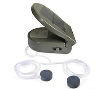 Solar For Pond Aerator Pump with Rechargeable Battery, Providing Oxygen Circulation for For Ponds, Fish Transport and Aquarium Maintenance (Gray 2600MAH)