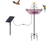 Solar Fountain Bird Baths for Outdoors - Sparrow Waterer,Garden Decoration Birdbath | for Homeowners Nature Lovers Backyard Patio Deck Courtyard Lawn Front Yard Balcony Park