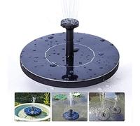 Solar Fountain for Bird Bath, Solar Powered Fountain Pump 1.5W Free Standing Floating Birdbath Water Pumps for Garden, Patio, Pond and Pool