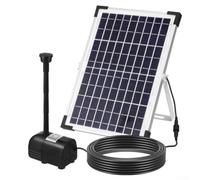 Solar Fountain Pump 10W 7V Panel High Flow