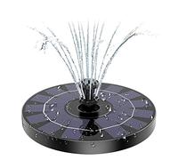 Solar Fountain Pump 3.5W Solar Water Fountain Pump with 6 Nozzles, Solar Powered Pump for Bird Bath, Fish Tank, Pond Garden Water Feature