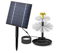 Solar Fountain Pump - 70cm Max Spray Height, Solar-Powered for Outdoor Gardens Install, Ponds, & Easy Energy-Saving, Quiet,