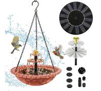 Solar Fountain Pump - Bird Bath Sprinkler, Decorative Water Element, Floating Spray System, Garden Circulation Device Kit, Waterfall Equipment Powered by the