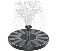 Solar Fountain Pump for Bird Bath, Pond & Garden | 5 Spray Nozzles | Solar Powered Floating Water Feature | No Battery or Wiring Needed | Eco-Friendly Garden Fountain for Outdoor Use