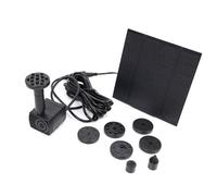 Solar Fountain Pump, MASO Solar Panel Pond Pump Water Feature Pump 7V 1.2W 200L/H